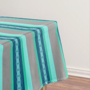 Nappe Bande d'auvent du milieu du siècle - turquoise & g