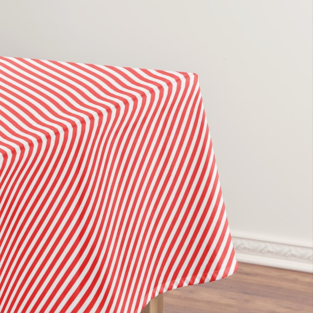 Nappe Bande de Sucre de canne rouge et blanc (In Situ)
