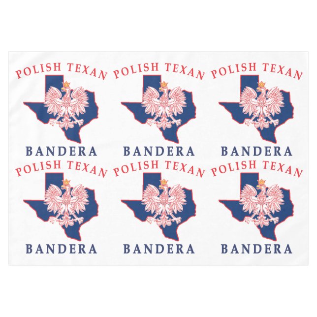 Nappe Bandera Polonais Texan (Devant (Horizontal))