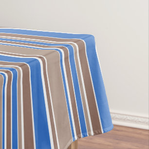 Nappe Bandes Brown et bleues