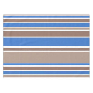 Nappe Bandes Brown et bleues