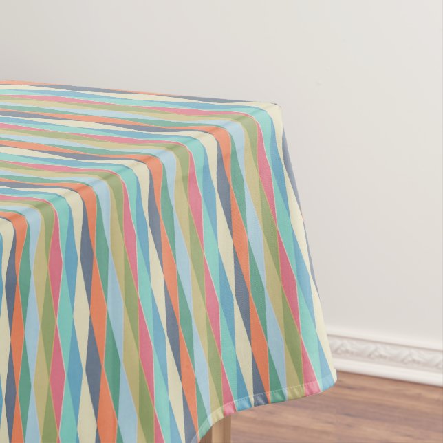 Nappe Bandes colorées. (In Situ)