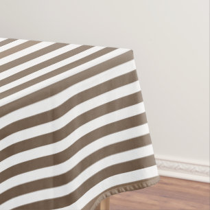 Nappe Bandes de bonbons de couleur et blanc