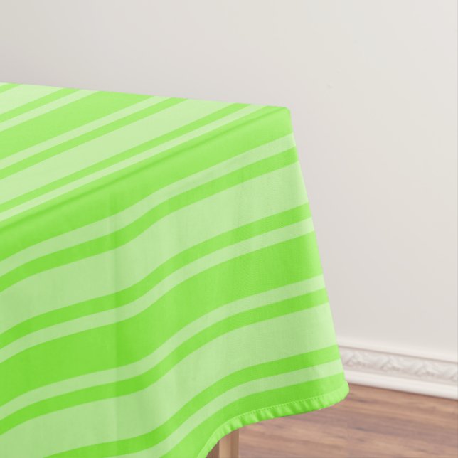 Nappe Bandes de bonbons vert citron (In Situ)