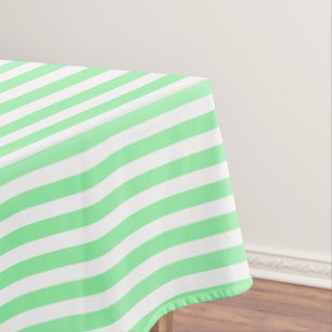 Nappe Bandes de bonbons vert clair