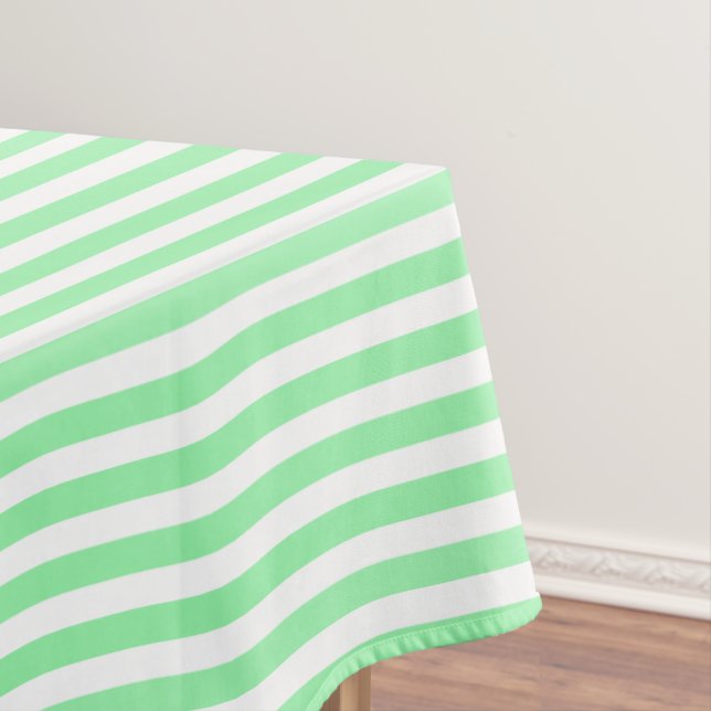 Nappe Bandes de bonbons vert clair (In Situ)
