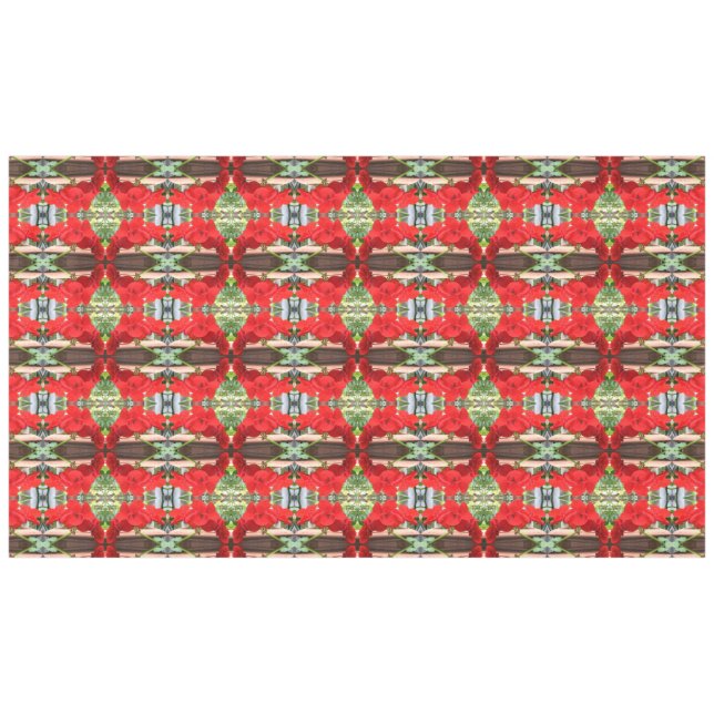 Nappe Bandes de géranium rouge (Devant (Horizontal))