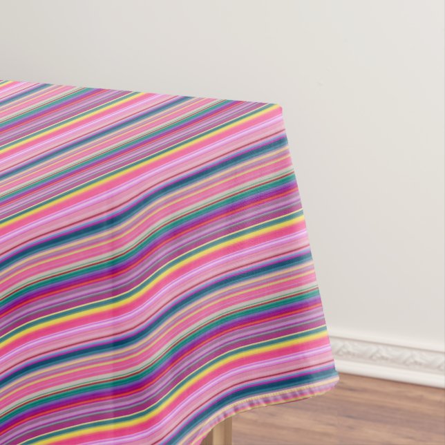 Nappe Bandes multicolores rétro (In Situ)