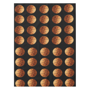 Nappe Basketballs Orange Lumineux Tissu De Table En Coto