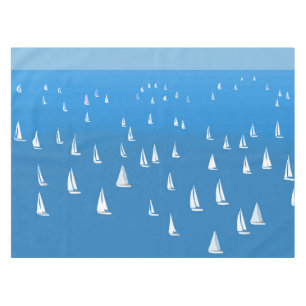 Nappe Bateaux à voile en mer bleu profond - Regatta Bate
