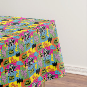Nappe Batman et Robin   Motif de poignée de main d'actio