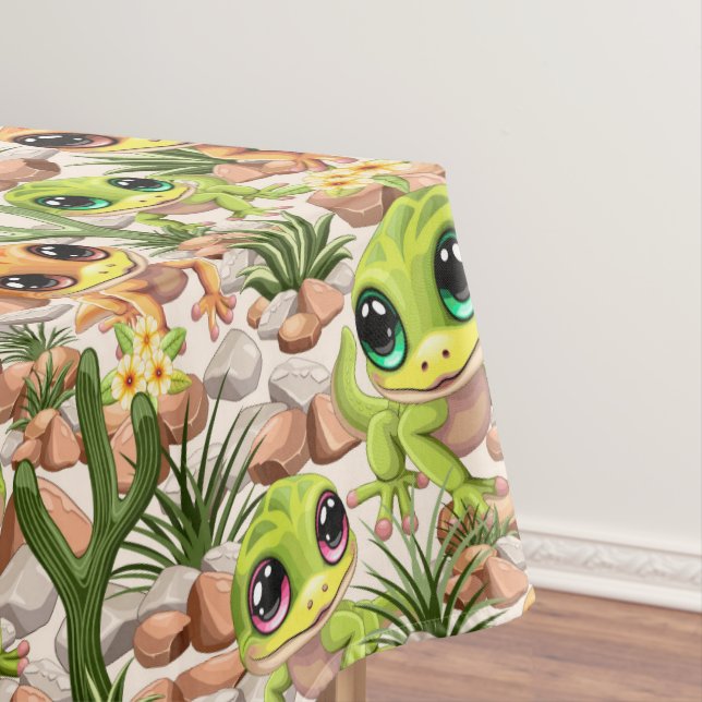 Nappe Bébé Geckos jote personnages de dessin (In Situ)