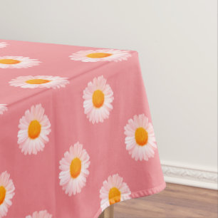 Nappe Belle marguerite rose