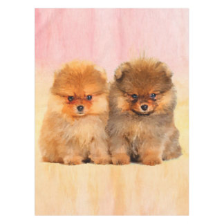 Nappe Belle Poméranie Puppies Art Print