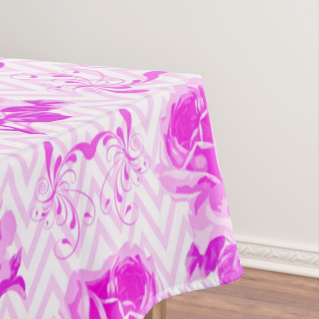 Nappe Belle Vintage florale pourpre (In Situ)