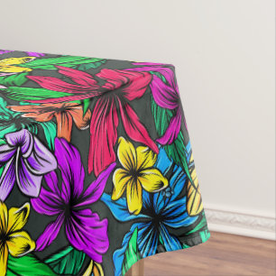 Nappe Belles fleurs tropicales