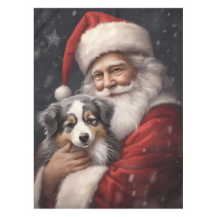 Nappe Berger Australien avec le Père Noël Noël