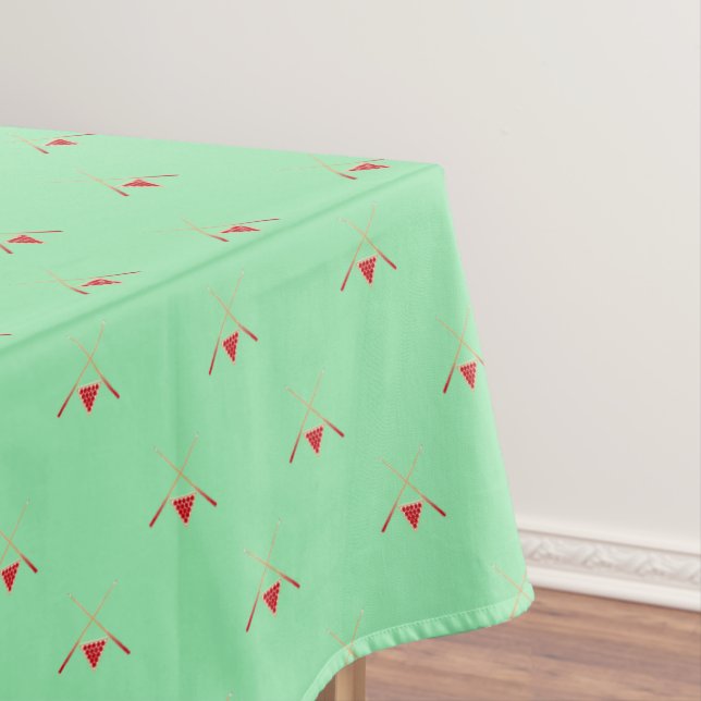 Nappe billard sur le green (In Situ)