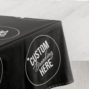 Nappe Black Custom Trade Show Restaurant Business Logo