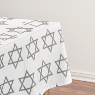 Nappe Blanc élégant   ÉTOILE DE DAVID