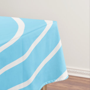 Nappe Bleu Blanc avec Coeur - Choisir les couleurs