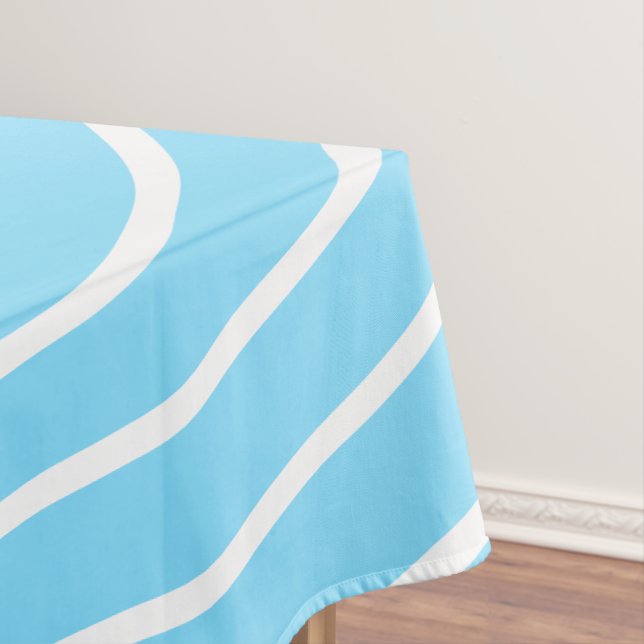 Nappe Bleu Blanc avec Coeur - Choisir les couleurs (In Situ)