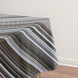 Nappe Bleu de février brumeux et gris rayé