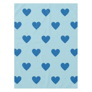Nappe Bleu mignon simple Motif de coeur