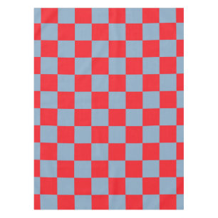Nappe Bleu rouge À damiers En vichy Motif