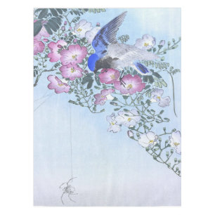Nappe Bleu Spider Bird Imprimer   Amateurs d'araignée