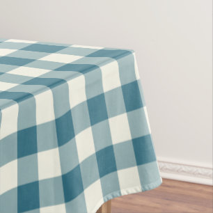 Nappe bleue turquoise de contrôle de motif de