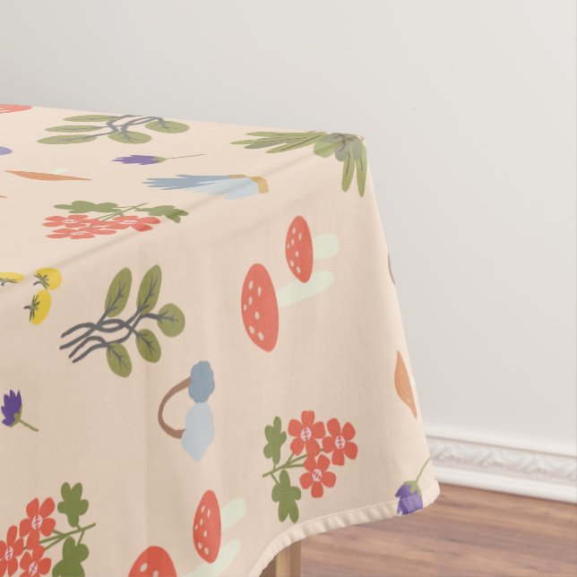 Nappe Blooms magiques Mandrake Motif (In Situ)