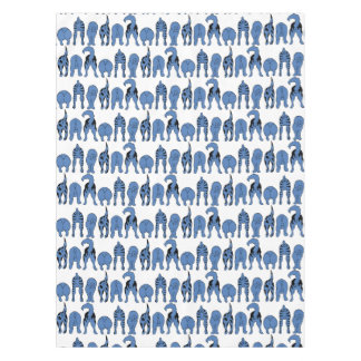 Nappe Blue Dog Butts Pattern