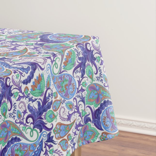 Nappe Blue Floral Paisley (In Situ)