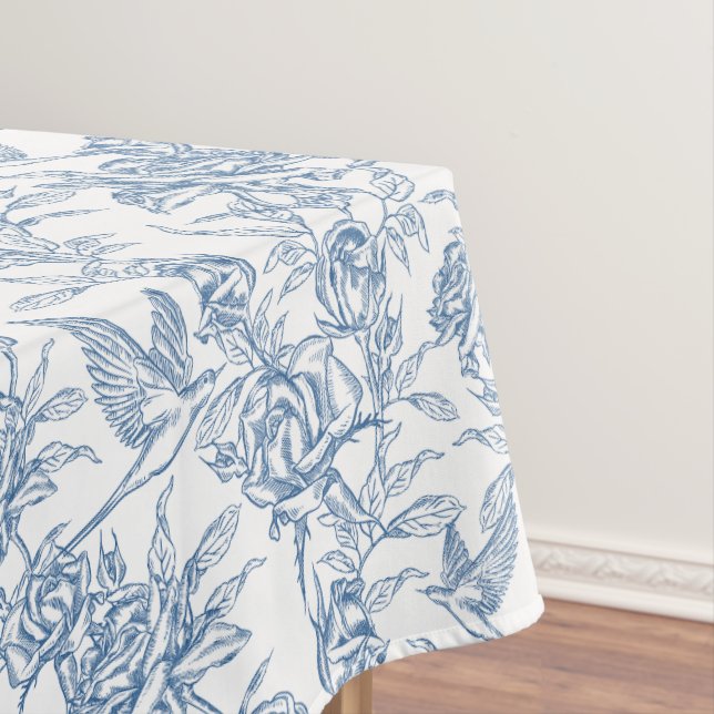 Nappe Blue French Toile (In Situ)