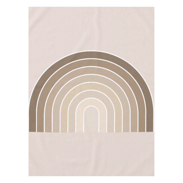 Nappe Boho Rainbow Olive Earth Tons (Devant)