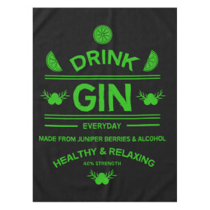 Nappe Boissons Gin Love Gin Décor Service de barre