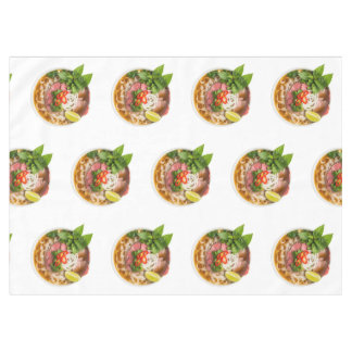Nappe bol de soupe vietnamienne PHO isolé sur blanc