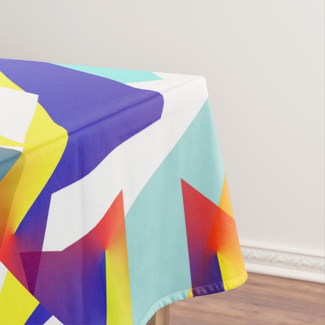 Nappe Bold Yellow Blue Red Abstract Art (In Situ)