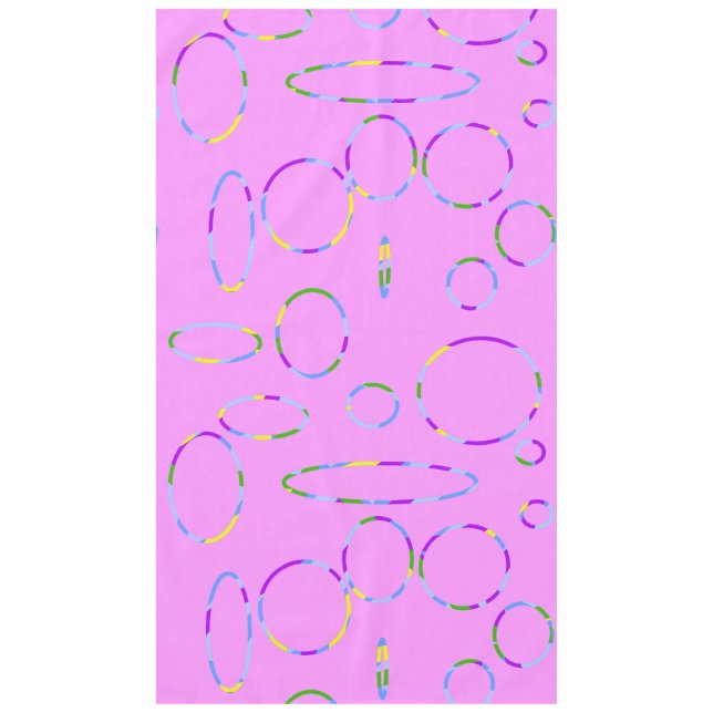 Nappe Boucles en rose (Devant)