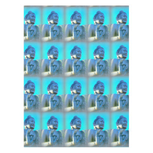 Nappe bouddhas bleus