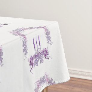 Nappe Bougies violettes