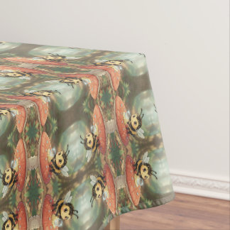 Nappe Bourdon doré dans la danse des fleurs 