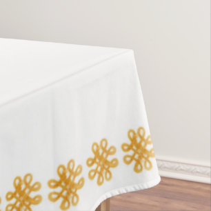 Nappe BOUTON EN CELTIQUE D'OR 60 x 104