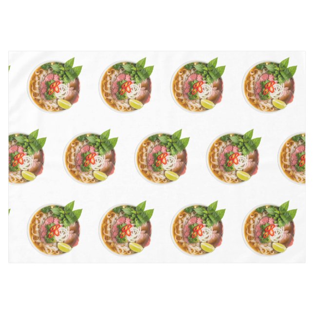 Nappe bowl of vietnamese PHO soup isolated on white (Devant (Horizontal))