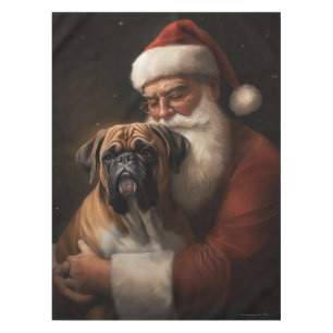 Nappe Boxer avec Noël Festif du Père Noël