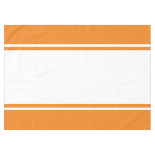 Nappe Bright Orange White Large Summer Racing Stripes
