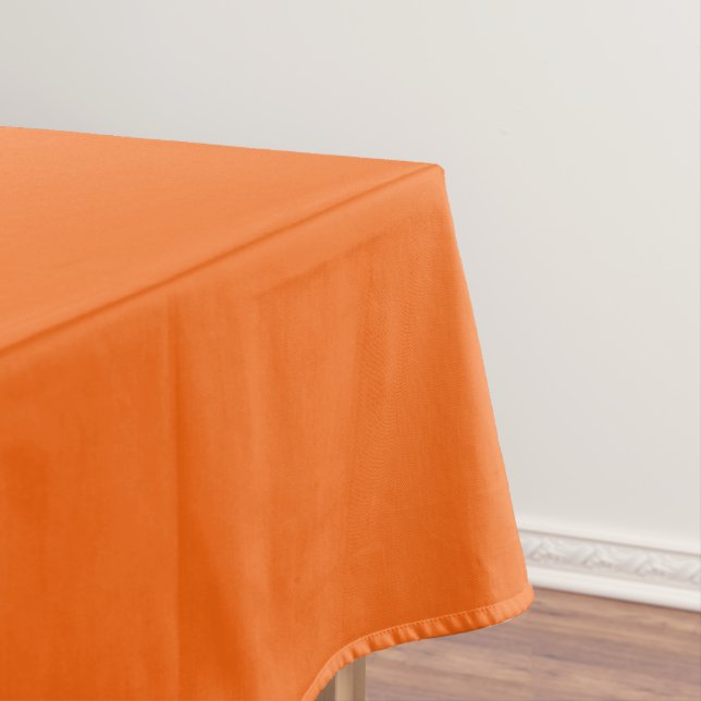 Nappe Bright Tiger Orange Solide couleur Impression (In Situ)