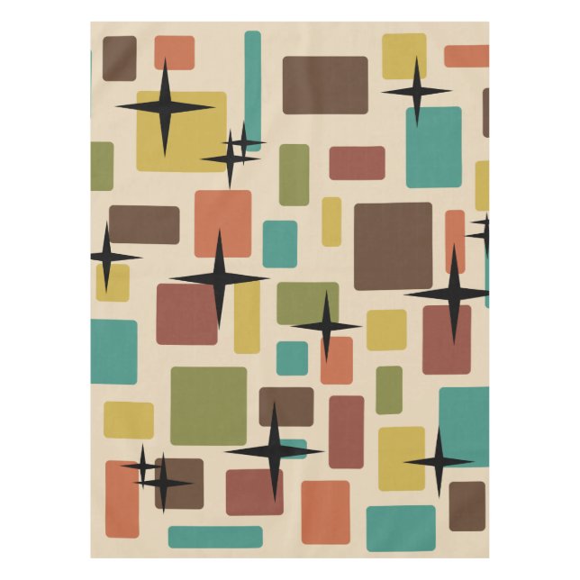 Nappe Briques MCM découpées Multicolores (Devant)