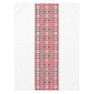 Nappe Broderie traditionnelle palestinienne Motif rouge